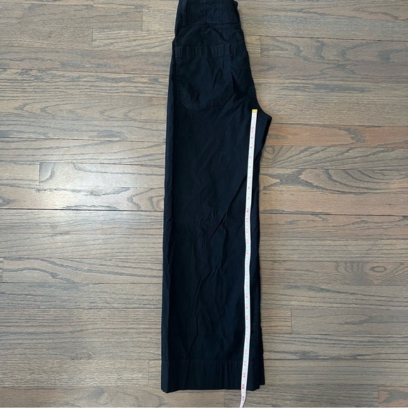 Maeve Colette Wide Pant Leg Crop Black Tailored Trouser Size 25 - Picture 4 of 7